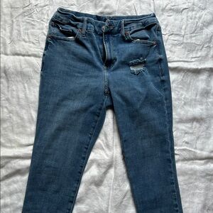 Blue Distressed Jeans